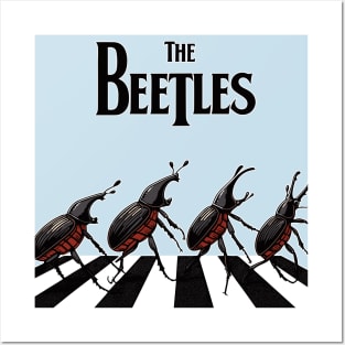 the beetles parody album cover Posters and Art